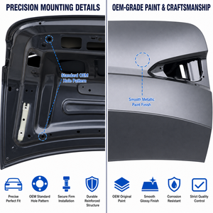 Tapa de Maletero Trasera al por Mayor para <span class=keywords><strong>Mercedes</strong></span> <span class=keywords><strong>Benz</strong></span> Clase GLS X167 OE 2577500400 Reemplazo Directo Atornillable Estándar OEM Homologado ECE - Product Image 4