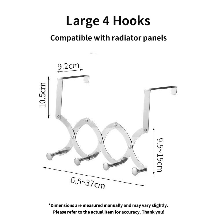 Argent Large 4 Hameçons