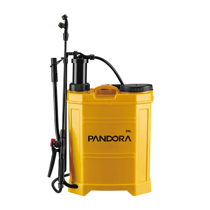 Pandora OEM plastik 16L 18L 20 Litre bahçe tarım manuel püskürtücü pompası sırt çantası fümigasyon püskürtme makinesi
