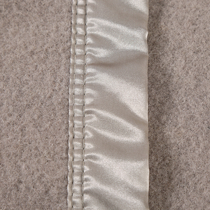 <span class=keywords><strong>Manta</strong></span> de tiro de <span class=keywords><strong>lana</strong></span> australiana <span class=keywords><strong>virgen</strong></span> <span class=keywords><strong>pura</strong></span> cepillada de peso pesado de lujo clásico 100% con borde de satén para cama - Product Image 5