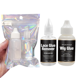 Kit d'outils d'extension de cheveux adaptés aux débutants bâton de cire dentelle colle bande élastique bonnets en satin perruques avant de lacet avec spray fondant - Product Image 4