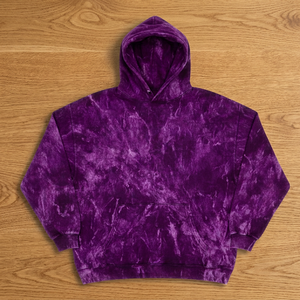 Custom Private Label Acid Wash for Men's Heavyweight Fleece Tie-<b>Dye</b> Hoodie Front Logo Regular Fit Waterproof Breathable ODM - Product Image 4
