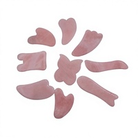 Planche de massage facial en jade naturel personnalisée, modèle [Numéro du modèle], outil de beauté avec tablettes de cristal en poudre pour le raclage, origine Guangdong