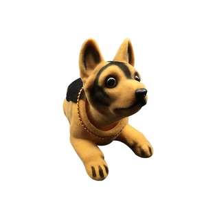 OEM Figurine de <span class=keywords><strong>chien</strong></span> à tête oscillante en résine, amusante et mignonne, pour tableau de bord de <span class=keywords><strong>voiture</strong></span>, intérieur de véhicule et maison, jouet à tête qui bouge - Product Image 2