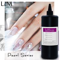 Gel UV transparent 100% original et biologique pour extension d'ongles, en vrac 1kg, pour nail art