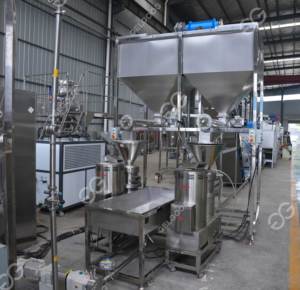 Machines à pâte <span class=keywords><strong>de</strong></span> <span class=keywords><strong>noix</strong></span> moulues Machine <span class=keywords><strong>de</strong></span> fabrication <span class=keywords><strong>de</strong></span> pâte d'arachide et machine à emballer - Product Image 4