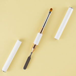 <span class=keywords><strong>Pincel</strong></span> de nailon de doble punta para decoración de uñas, gel acrílico UV, extensión, construcción, pintura floral, espátula, herramienta de manicura - Product Image 3