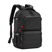 Mochila de Viaje Simple y de Gran Capacidad, Personalizable/OEM, Multifuncional, Impermeable, para Computadora, para Negocios y Desplazamientos Diarios