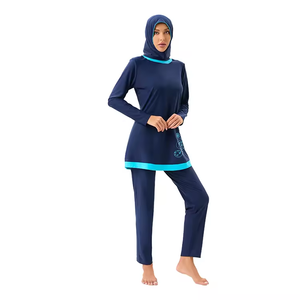 Maillot <span class=keywords><strong>de</strong></span> <span class=keywords><strong>bain</strong></span> musulman deux pièces à couverture complète <span class=keywords><strong>de</strong></span> la peau pour femme Maillot <span class=keywords><strong>de</strong></span> <span class=keywords><strong>bain</strong></span> pour nager et bronzer - Product Image 3