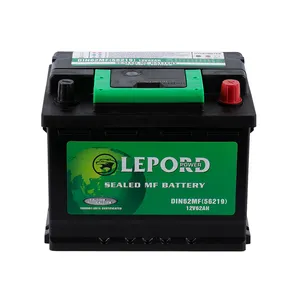 Auto produttore della batteria migliore auto batteria 12V 55AH DIN55 DIN62 le batterie di storage