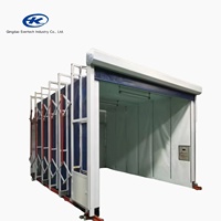Tente de peinture gonflable rétractable avec éclairage LED pour la peinture automobile et la cuisson des peintures - Catégorie : Machines de traitement des gaz