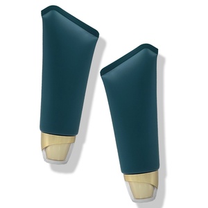 Envase Cosmético de 80g 100g 200g, Tubo Flexible de Aluminio y Plástico Verde, Tubos de Envase para Gel de Ducha, Tubo Flexible para Loción - Product Image 3