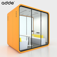 Fabricant professionnel 4 personnes bureau insonorisé cabine téléphonique modulaire musique acoustique Studio réunion Pod