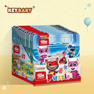 ตัวต่อเสริมพัฒนาการเด็กราคาประหยัด ของเล่นเด็ก ตัวต่อ<span class=keywords><strong>แมว</strong></span><span class=keywords><strong>ทอม</strong></span> พร้อมการตัดแบบไดคัทและกระดาษสองหน้า - Product Image 1