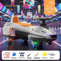 Prix d'usine, voiture électrique 12V 2 en 1, jouets à roulettes pour enfants de 3 ans et plus, cadeaux d'Halloween et de Noël, voiture à dérive du diable, EN71