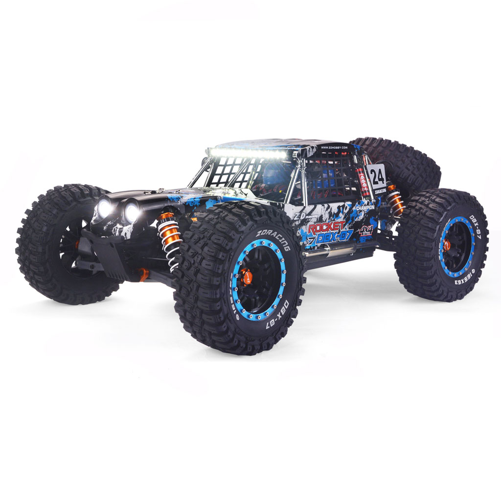 80 KM/h ad alta velocità motore Brushless telecomando RC auto giocattoli Monster Truck Desert Buggy con luce a LED