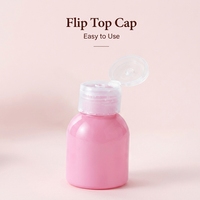 Bouteille en plastique PET Boston vide en gros, 60/100/120/200/250 ml, avec bouchon à clapet, taille personnalisée disponible, service OEM/ODM, cosmétique