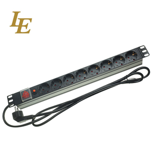 PDU 6 voies 8 voies de type allemand 19 pouces 1U pour racks de serveurs - Product Image 4