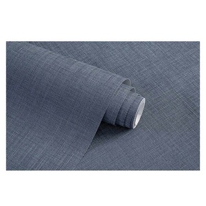 Nouvelle mode texturé revêtement mural imperméable mur de <span class=keywords><strong>soie</strong></span> papier peint décoratif en vinyle pour hôtel salon - Product Image 6