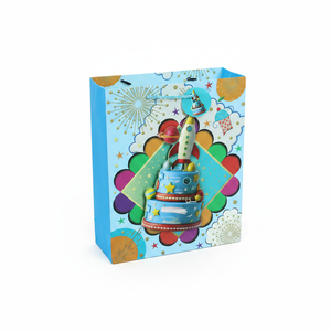 144ชิ้น /cs 3D ถุงของขวัญวันเกิด10.2 "x 12.6" x 3.9 "ของที่ระลึกงานปาร์ตี้ - Product Image 2