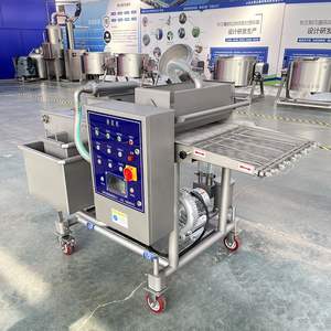 Machines de fabrication de boulettes de <span class=keywords><strong>viande</strong></span> entièrement automatiques Tour de pommes de terre aubergine à racine de lotus enrobant la ligne de friture de son de <span class=keywords><strong>viande</strong></span> croustillante - Product Image 2