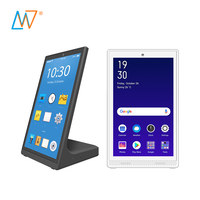 Tabletop Docking Restaurant 15 15.6 pouces Publicité Linux Android Poe Tablet PC avec carte SIM Rj45