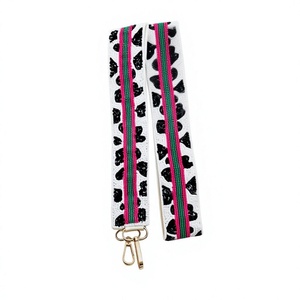 CRYSTAL CRAFT Correa de Gancho para Bolso de Mano con Cuentas, Estilo Vintage y Ecológico, con Estampado de Leopardo Negro y Rayas Verdes - Product Image 1