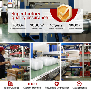 Vật Nuôi 2-Ngăn Nhỏ Bánh Hộp Rõ Ràng Nhựa Món Tráng Miệng <span class=keywords><strong>Container</strong></span> Với Thân Thiện Với Môi Trên Và Nắp Đậy Thấp Cho Thực Phẩm Sử Dụng - Product Image 6