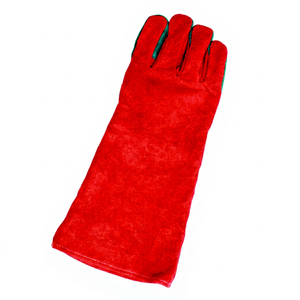 TIG MIG Welding Goatskin Fleece Lined Breathable/Comfortable Straight Thumb Anti-Smash Molten Metal Splash Test <b>Type</b> High <b>Gloves</b> - Product Image 6