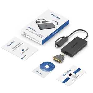 Hub USB 3.0 Tipo-C <span class=keywords><strong>di</strong></span> Alta Qualità per Adattatore HDTV con Doppio Display - Product Image 3