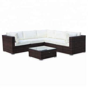 Meubles <span class=keywords><strong>de</strong></span> <span class=keywords><strong>jardin</strong></span> d'extérieur Ensembles <span class=keywords><strong>de</strong></span> canapés <span class=keywords><strong>en</strong></span> rotin synthétique Mobilier contemporain d'intérieur et d'extérieur <span class=keywords><strong>de</strong></span> haute qualité Offre Spéciale moderne - Product Image 2