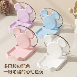 Cartoon Pot Lid Rack With Tray Antibacterial Countertop Spoon Spatula Storage Rack - Product Image 2