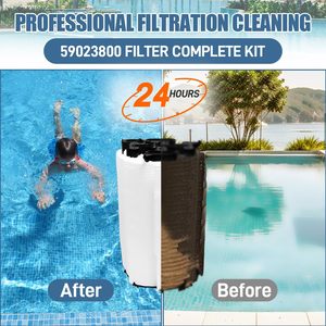 Pentair lưới dọc hồ bơi Spa D.E. Bộ lọc tương thích hoàn thành yếu tố Lưới không khí chảy máu lắp ráp thay thế mô hình nhựa - Product Image 6