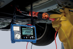 Vente chaude : Testeur de résistance d'isolement pour véhicules électriques Hioki IR4059 - 1KV 4000Mohm, conception conviviale. - Product Image 4