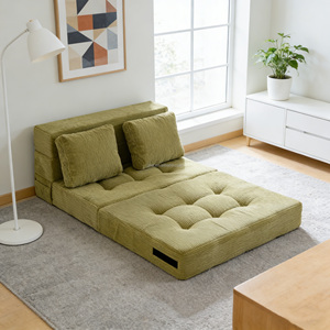 Sofá Cama Plegable 2 en 1 Moderno y de Lujo, Sofá Individual Tipo Tatami, Económico, para Sala de Estar, Venta Directa de Fábrica - Product Image 2