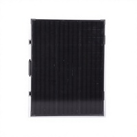 Panneau solaire monocristallin pliable 100W couleur noir complet pour les nouveautés avec USB DC Type C pour le camping en extérieur