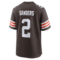Sanders pour hommes 2026 # 2 maillots de football cousus : 4 Watson, 21 Ward, 10 Judkins, 49 Schwesinger