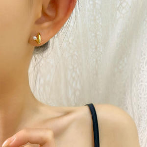 Joyería de moda para mujer, joyería fina, aretes, conjunto de joyería de moda, plata 925, joyería de plata de ley 925, perla tipo CC - Product Image 3