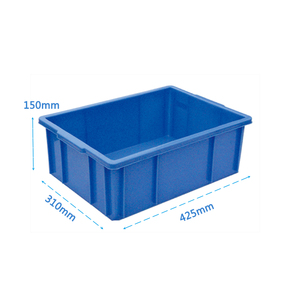 Bac de stockage industriel en plastique, boîte solide empilable et emboîtable, diverses tailles et couleurs, <span class=keywords><strong>prix</strong></span> direct usine, faible MOQ - Product Image 5