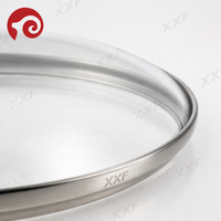 Couvercles en verre trempé High Dome G Type Sandblast Pièces de batterie de cuisine essentielles