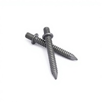 Fabricant de vis et d'écrous, vis à double filetage pointues pour le bois, vis autotaraudeuses pour meubles, vis M6x80mm, boulons sur mesure