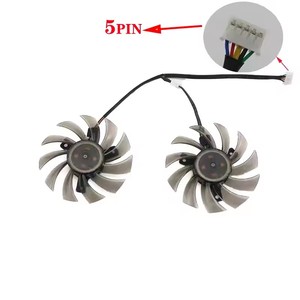 Voor <span class=keywords><strong>Asus</strong></span> MSI <span class=keywords><strong>GTX</strong></span> <span class=keywords><strong>1050</strong></span> <span class=keywords><strong>Ti</strong></span> Radeon Sapphire 6930 7850 <span class=keywords><strong>GTX</strong></span> 550 750 770 <span class=keywords><strong>Ti</strong></span> HD กราฟิกการ์ด7870 4Pin 75มม. พัดลม GPU T128010S - Product Image 4