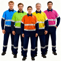 Vente directe d'usine Uniformes de travail B2B Vêtements de travail préférés Veste Chemise Vêtements de travail Matériel hautement réfléchissant Vêtements de sécurité