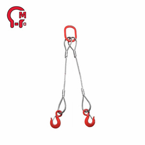 HLMスーパーサプライヤー4脚スリング容器シングルレッグワイヤーロープスリング高品質 - Product Image 3