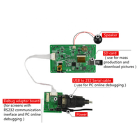 Módulo de Pantalla DACAI de 4.3 Pulgadas con Puerto Serial OLED Serie M con Pantalla Táctil Capacitiva