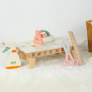 Tabla de planchar de simulación y juguete educativo temprano de hierro con planchado de hierro de madera - Product Image 2