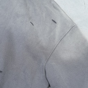 Sweat à capuche court et épais en coton Gsm surdimensionné avec logo personnalisé pour hommes Sweats à capuche lavés à l'acide - Product Image 6