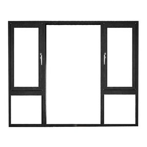 Fenêtre à battant en aluminium à double vitrage avec option de vitrage secondaire insonorisant Rw≥45dB pour appartement urbain et hôtel - Product Image 4