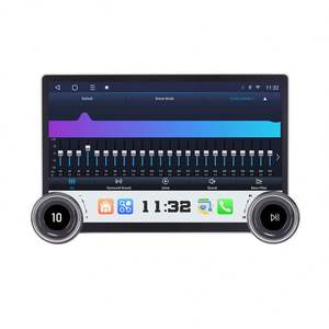 Reproductor de DVD Universal para Auto con <span class=keywords><strong>Android</strong></span> Auto, Doble Perilla, Pantalla LED de 10.1 Pulgadas 1280*720, Sistema <span class=keywords><strong>Android</strong></span> 12, Navegación para Auto de Alta Definición - Product Image 2