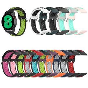 Tschick สายนาฬิกาสปอร์ตสำหรับ <span class=keywords><strong>Samsung</strong></span> <span class=keywords><strong>Galaxy</strong></span> Watch <span class=keywords><strong>4</strong></span>,สายรัดข้อมือซิลิโคนแบบคลาสสิกขนาด44MM <span class=keywords><strong>40Mm</strong></span> /<span class=keywords><strong>Galaxy</strong></span> Watch <span class=keywords><strong>4</strong></span> - Product Image 1